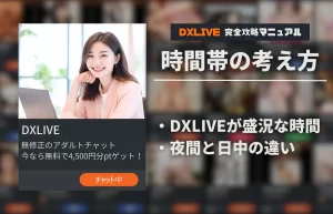 DXLIVEを利用するベストな時間帯はいつ?夜と日中の違いとは?